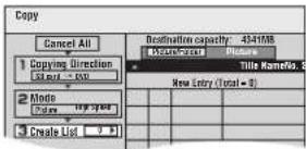 PANASONIC DMR-ES46 - Register still pictures for transfer (copying). - 1
