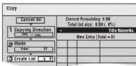 PANASONIC DMR-ES46 - Make sure to select "Start Copying" and press [ENTER]. - 1