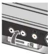 PANASONIC DMR-ES46 - Opening the cover Inserting the card Removing the card Closing the cover - 5