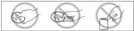 Illustration showing three hand positions: a hand holding a circular object, a hand holding a ring, and a hand holding a phone with a crossed-out circle.