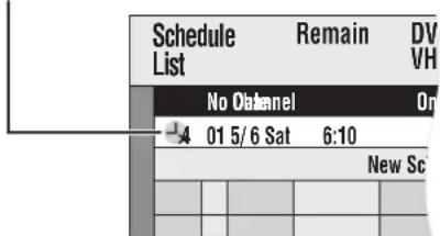 Schedule Remain DV List VH No Datenel On +4 01 5/6 Sat 6:10 New Sc