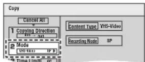PANASONIC DMR-ES46 - Set the recording mode. - 1