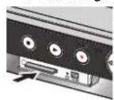 PANASONIC DMR-ES46 - Opening the cover Inserting the card Removing the card Closing the cover - 4
