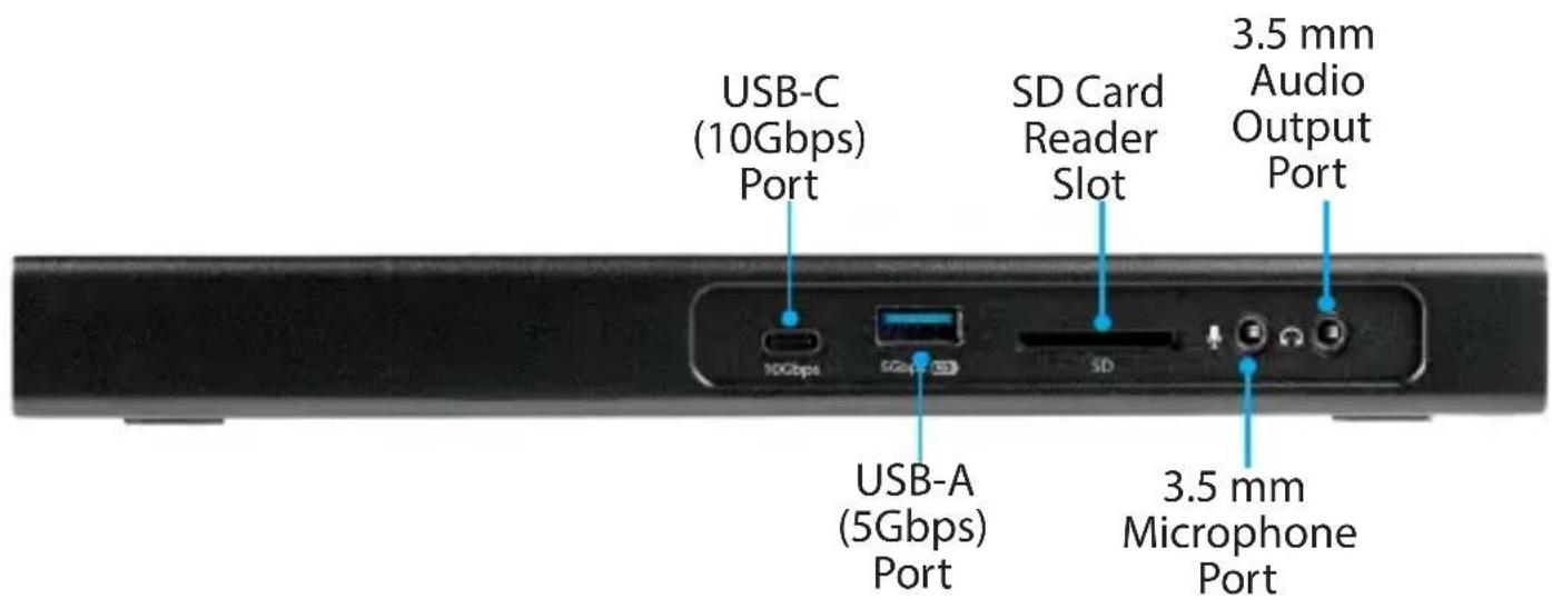 StarTech.com TB3DK2DPM2 - Product Diagram - 1