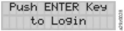 Push ENTER Key to Login