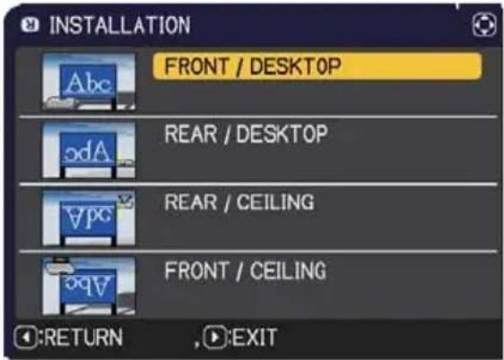 HITACHI CP-EW4051WN - SETUP menu - 2