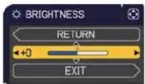 BRIGHTNESS RETURN +0 EXIT