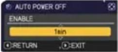 HITACHI CP-EW4051WN - OPTION menu - 3