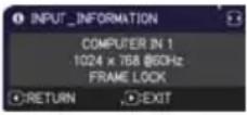 HITACHI CP-EW4051WN - OPTION menu - 11