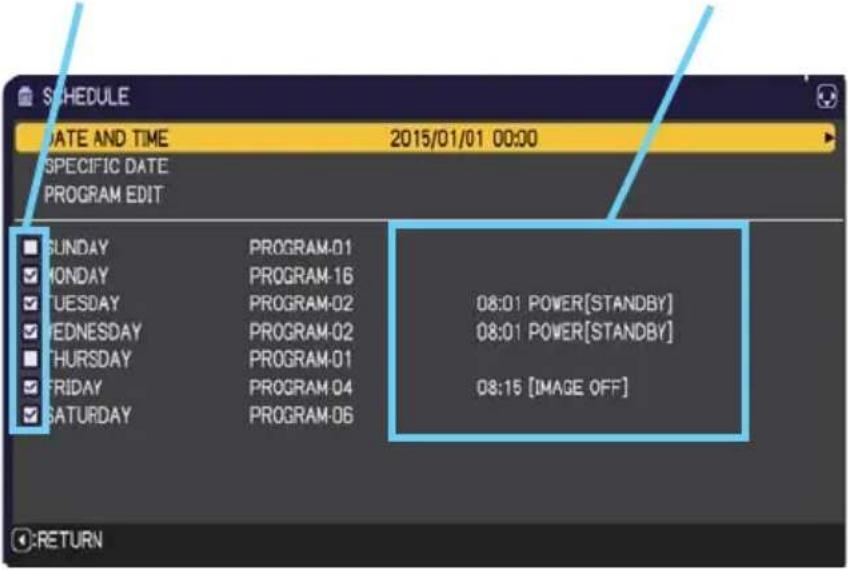 HITACHI CP-EW4051WN - OPTION menu - 5