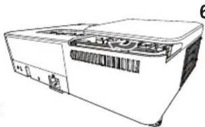 HITACHI CP-EW4051WN - In case of replacement by yourself, follow the following procedure. - 4
