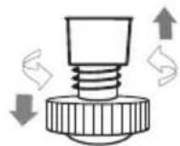 HITACHI CP-EW4051WN - Adjusting the projector's elevator - 3