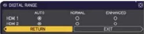 HITACHI CP-EW4051WN - INPUT menu - 3