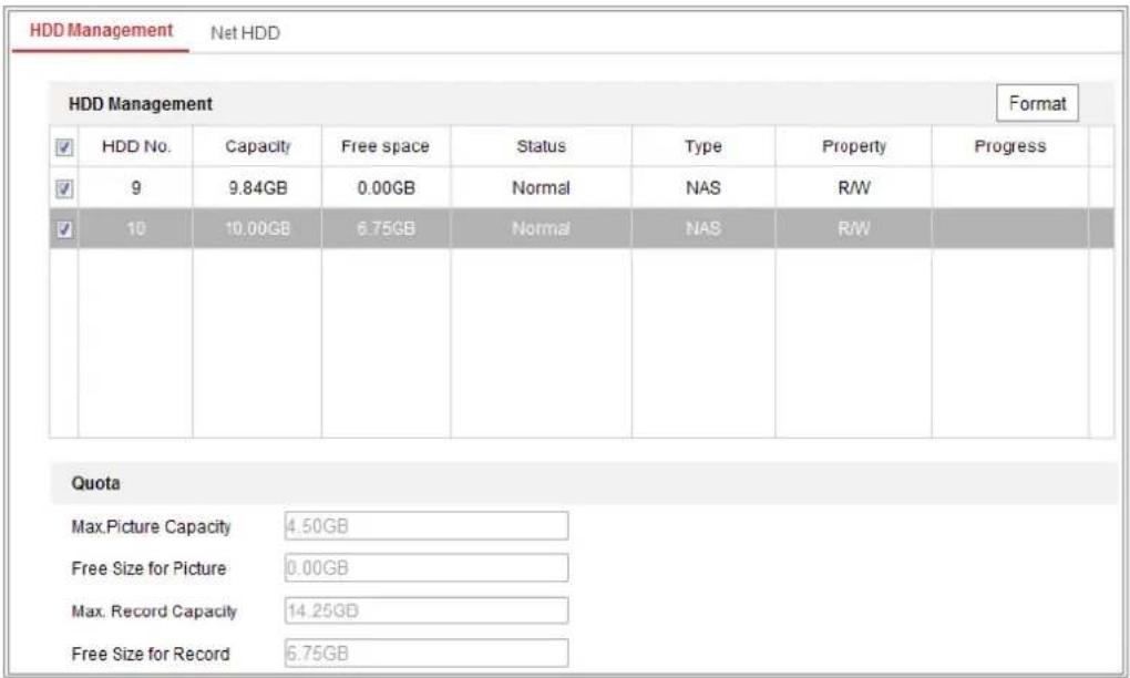 Hikvision DS-2CD6425G0-30 - Add Net HDD. - 3