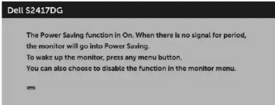 DELL S2417DG - OSD Warning Message - 1