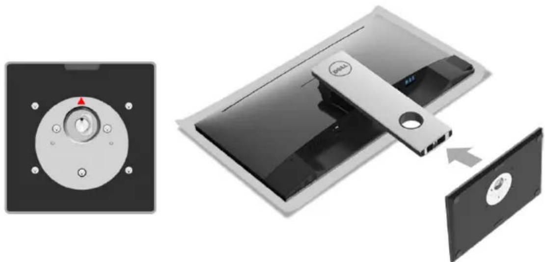 DELL S2417DG - Attaching the Stand - 4