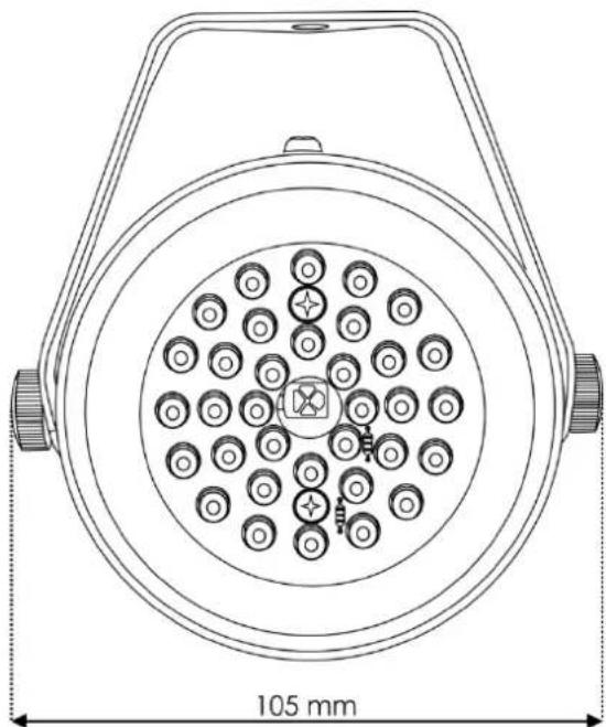 Showtec Bumper Strobe - No Light - 2