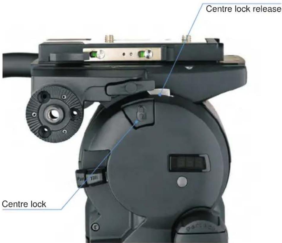 Vinten Vector 430i - Pan and tilt brakes - 1