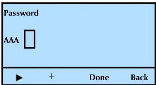 Tandberg Data 2450-LTO - Setting up an operator panel password - 4