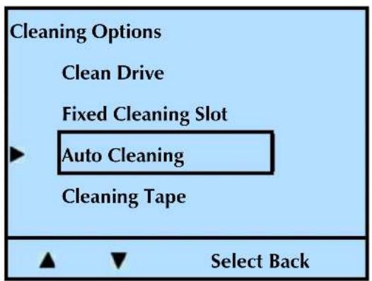 Tandberg Data 2450-LTO - Enabling the Autoclean Option - 2