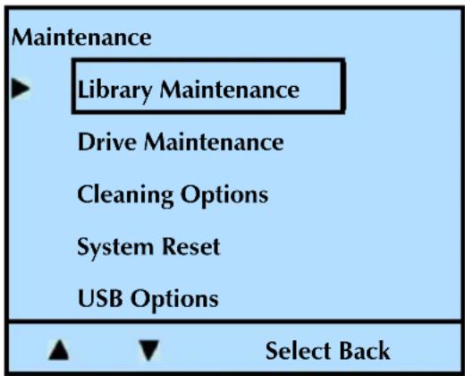 Tandberg Data 2450-LTO - VIEWING LIBRARY STATUS - 1
