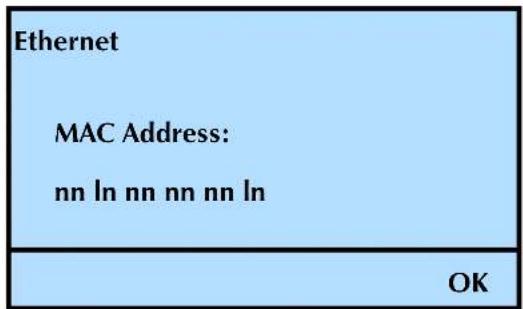 Tandberg Data 2450-LTO - Viewing the MAC Address - 2