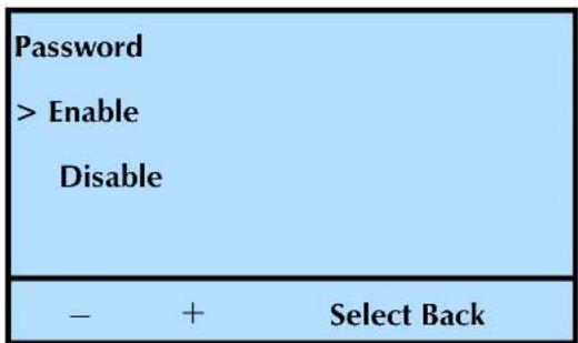 Tandberg Data 2450-LTO - Setting up an operator panel password - 3