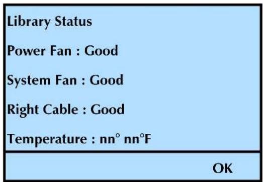 Tandberg Data 2450-LTO - VIEWING LIBRARY STATUS - 3