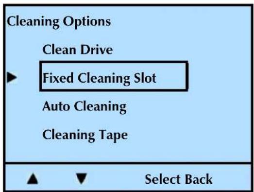 Tandberg Data 2450-LTO - Activating the Cleaning Cartridge Cell - 2