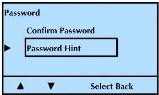 Tandberg Data 2450-LTO - Getting your password hint - 1