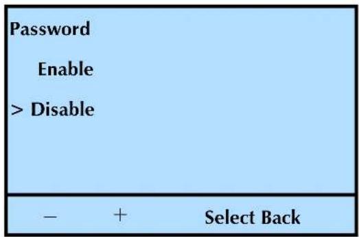 Tandberg Data 2450-LTO - Disabling the operator panel password - 3