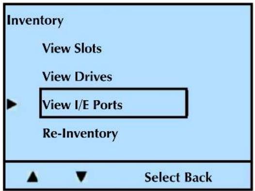 Tandberg Data 2450-LTO - I/E port inventory - 2