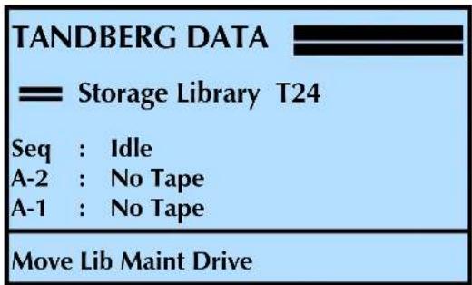 Tandberg Data 2450-LTO - Setting The library... - 2