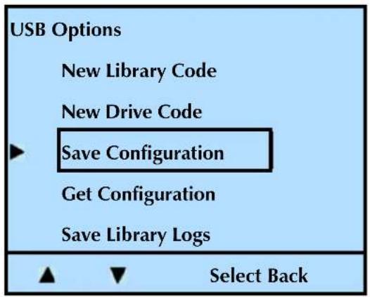Tandberg Data 2450-LTO - Saving Configurations - 2