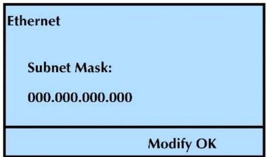 Tandberg Data 2450-LTO - Changing the Subnet Mask - 2