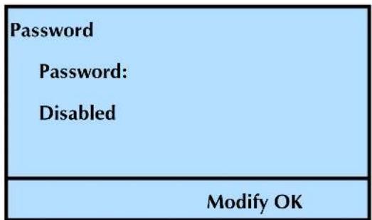 Tandberg Data 2450-LTO - Setting up an operator panel password - 2