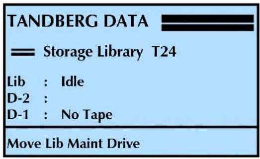Tandberg Data 2450-LTO - VIEWING BASIC LIBRARY INFORMATION - 1