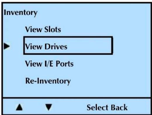 Tandberg Data StorageLibrary T24 - Tape drive inventory - 2