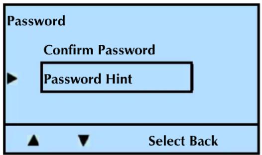 Tandberg Data StorageLibrary T24 - Getting your password hint - 1