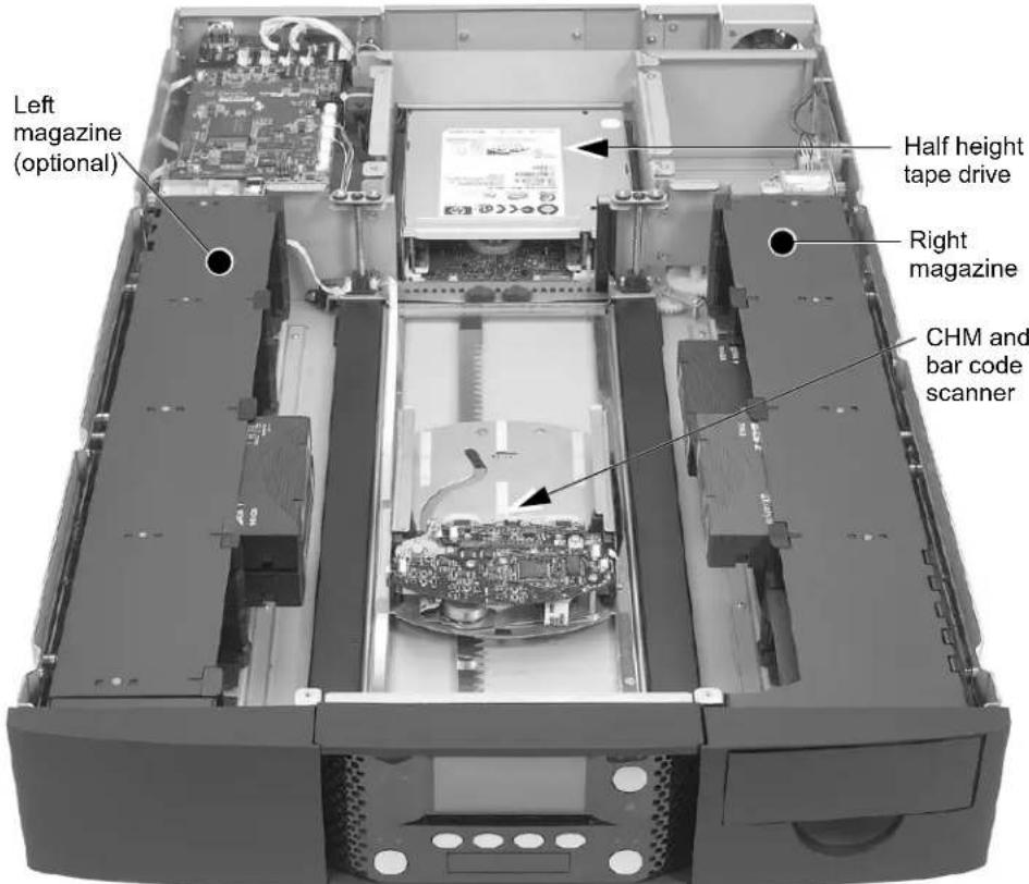 Tandberg Data StorageLibrary T24 - INTERNAL COMPONENTS - 1