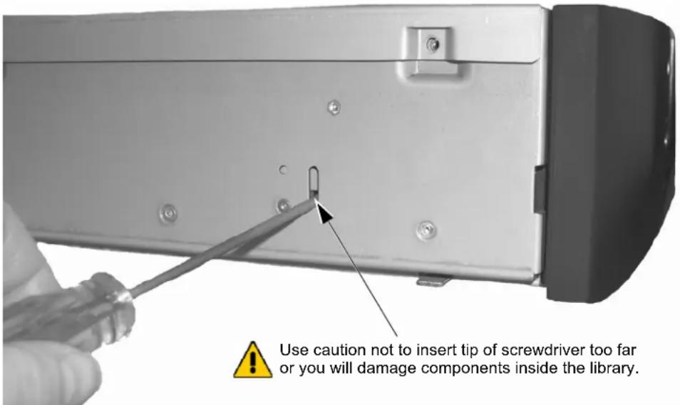 Tandberg Data StorageLibrary T24 - Caution - 1