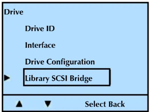Tandberg Data StorageLibrary T24 - At the Home screen, press Drive. - 1
