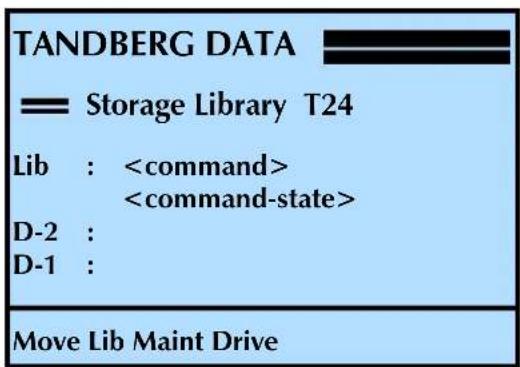 Tandberg Data StorageLibrary T24 - Viewing the Home Screen - 2