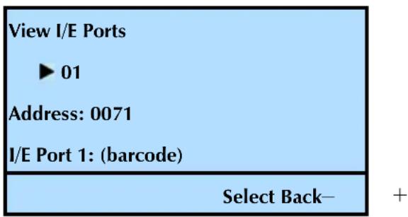 Tandberg Data StorageLibrary T24 - VIEWING THE I/E PORT - 4