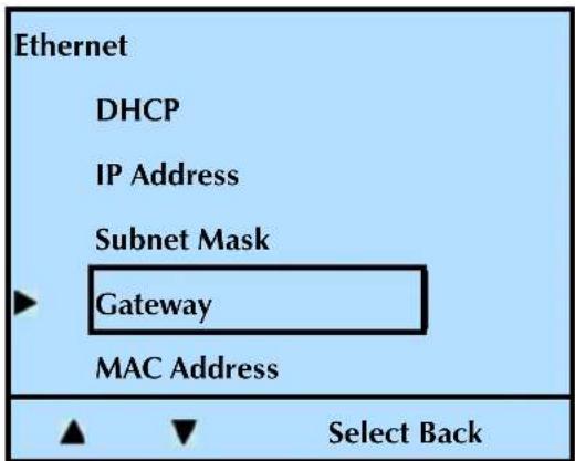 Tandberg Data StorageLibrary T24 - Changing the Gateway Address - 1