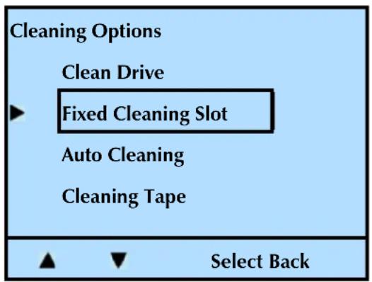 Tandberg Data StorageLibrary T24 - Activating the Cleaning Cartridge Cell - 2