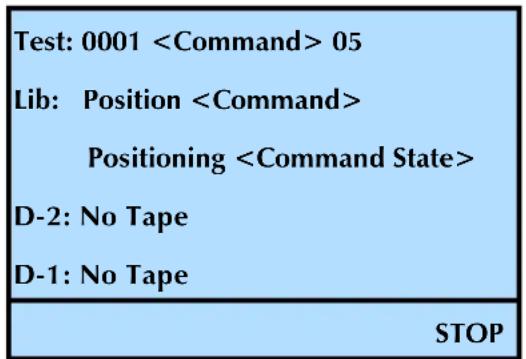 Tandberg Data StorageLibrary T24 - Press OK to perform the test. - 1