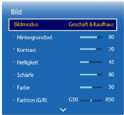 Hanwha SMT-3232A - Hintergrundbel. / Kontrast / Helligkeit / Schärfe / Farbe / Farbton (G/R) - 1