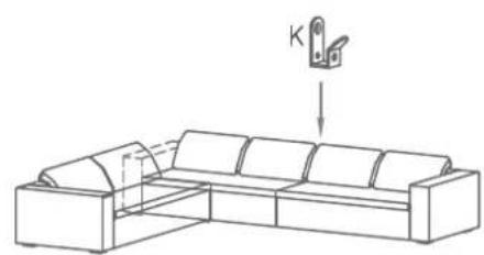 BoConcept Cenova - Beslag - Beschläge - Fittings - Set de montage - 27