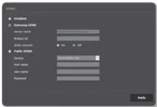 Hanwha SPE-100P - To connect to the Samsung DDNS in encoder setup - 1